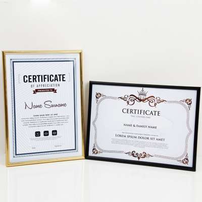 Waybom Metal Picture Photo Diploma Silver Black Certificate  Frame