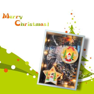 Personalized Gift Set Decoration Christmas Toy Metal Frame Photo Frame Shadow Box