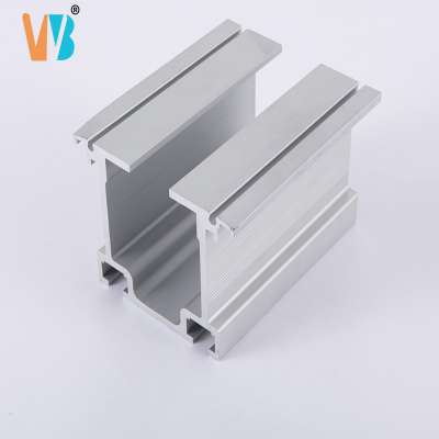 Extruded aluminium profile for movable partition track/operable Wall